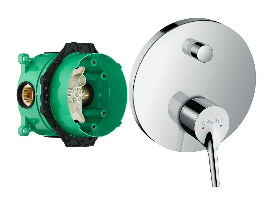 Robinet encastrée bain douche HANSGROHE Talis S + corps encastré