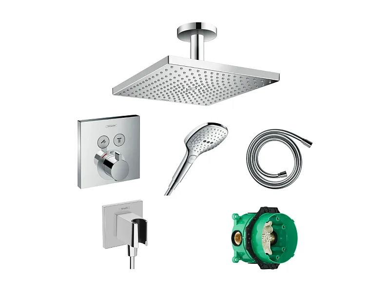 HANSGROHE Douche de tête Raindance E avec façade mitigeur