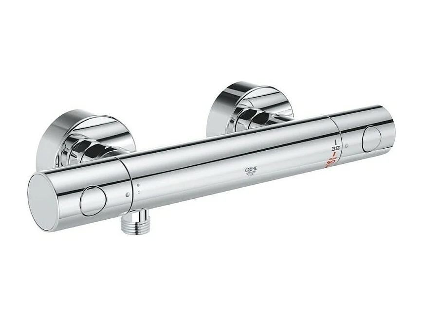 Grohe - Mitigeur thermostatique douche Grohtherm 800 + barre de douche + porte savon + douchette Tempesta
