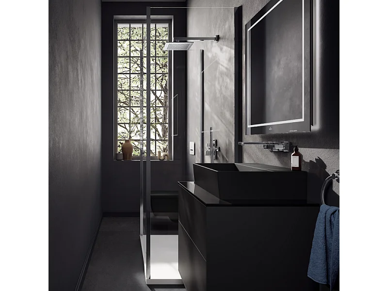 Douche de tête VILLEROY ET BOCH Universal rectangle Chrome