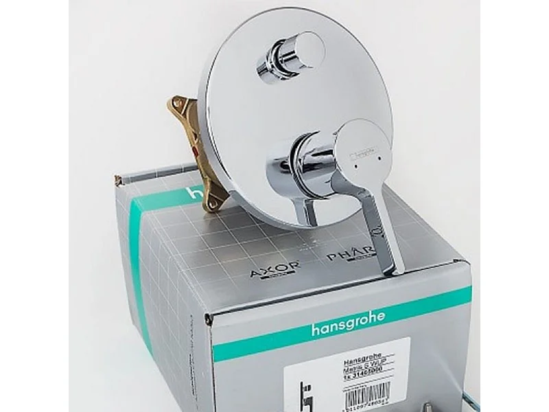 Robinet façade encastrée HANSGROHE Metris S avec corps encastré et outil de montage