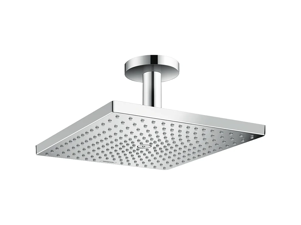 Douche de tête HANSGROHE Raindance E, 1 jet avec raccord plafond chromé