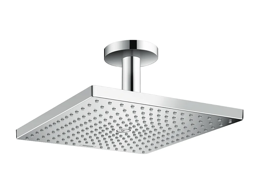 Douche de tête HANSGROHE Raindance E, 1 jet avec raccord plafond chromé
