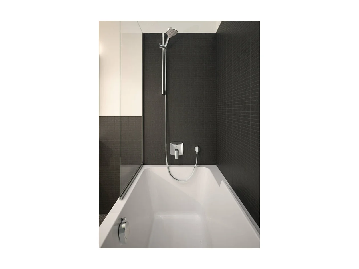 HANSGROHE Façade Logis mitigeur baignoire encastré Chromé avec corps encastré et outil