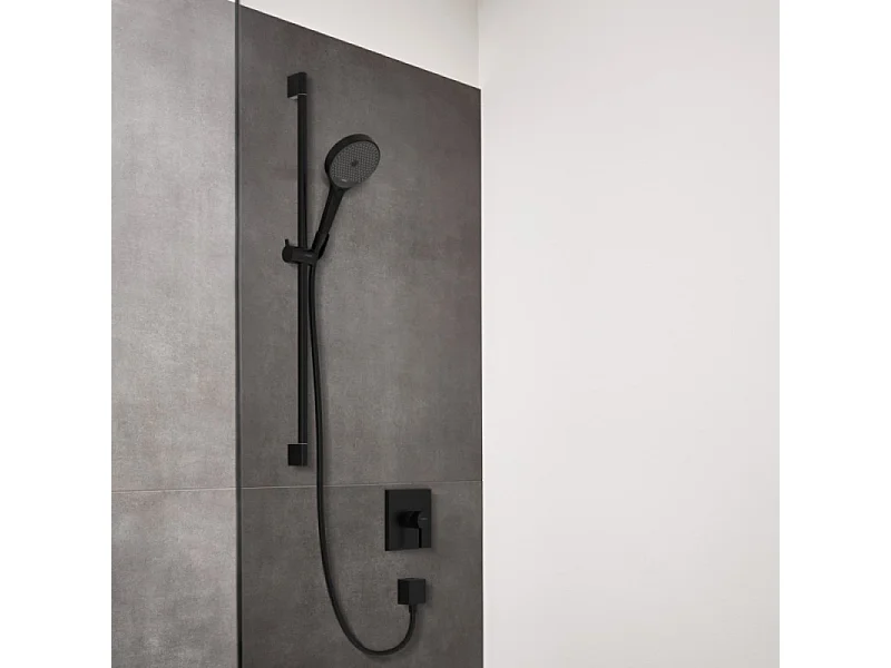 Façade robinet encastré mécanique HANSGROHE Finoris Noir mat