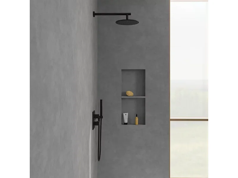 Douche de tête VILLEROY ET BOCH Universal ronde Noir mat