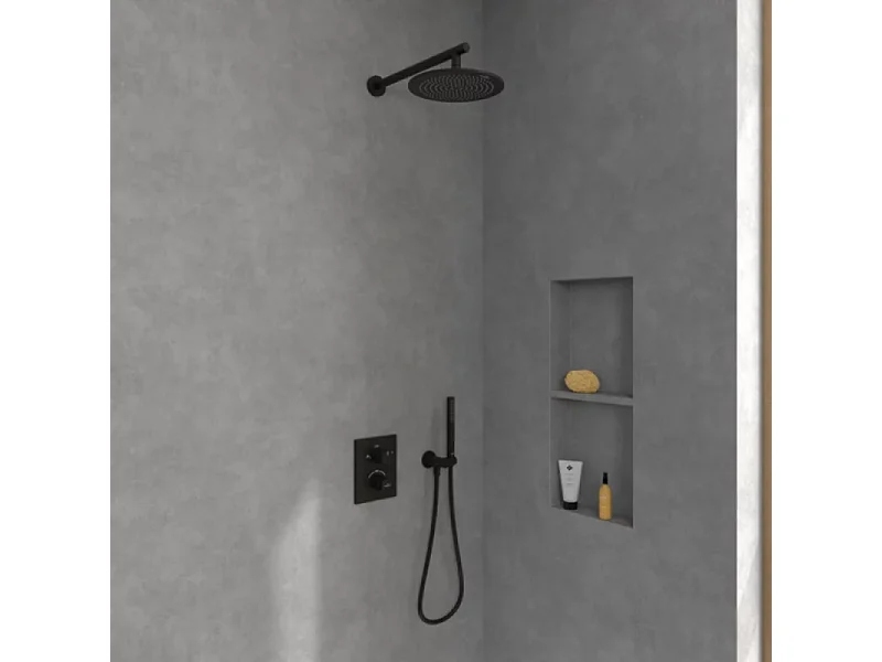 Douche de tête VILLEROY ET BOCH Universal ronde Noir mat