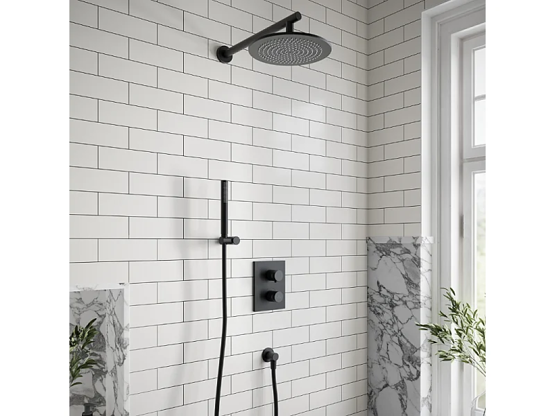 Douche de tête VILLEROY ET BOCH Universal ronde Noir mat