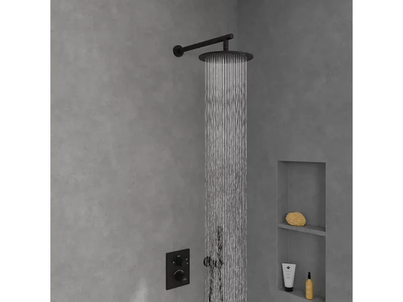 Douche de tête VILLEROY ET BOCH Universal ronde Noir mat
