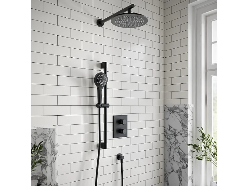Douche de tête VILLEROY ET BOCH Universal ronde Noir mat