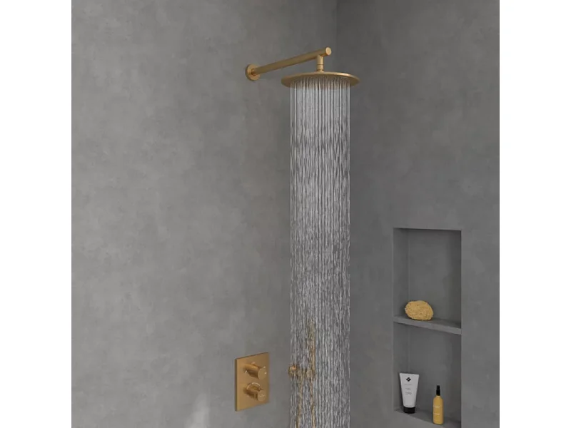 Douche de tête VILLEROY ET BOCH Universal ronde Or brossé