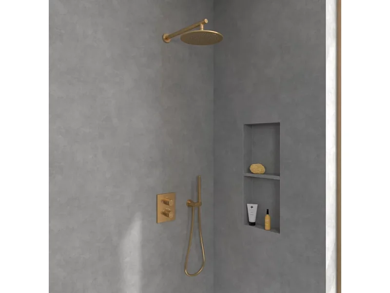 Douche de tête VILLEROY ET BOCH Universal ronde Or brossé