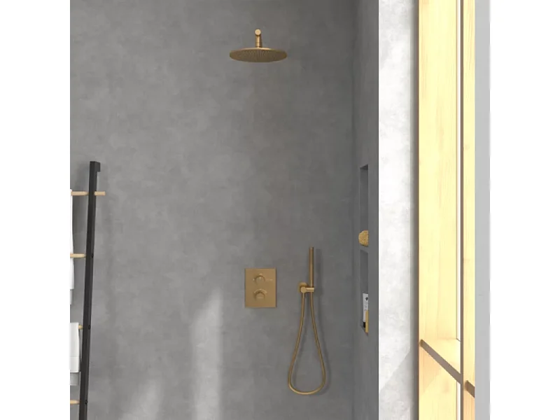 Douche de tête VILLEROY ET BOCH Universal ronde Or brossé