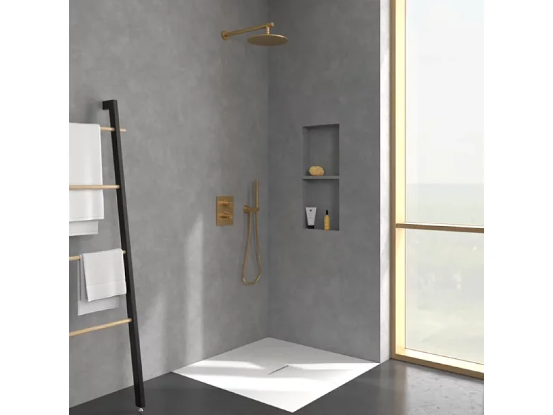 Douche de tête VILLEROY ET BOCH Universal ronde Or brossé