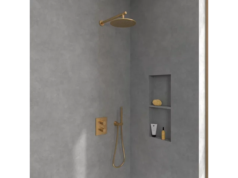 Douche de tête VILLEROY ET BOCH Universal ronde Or brossé