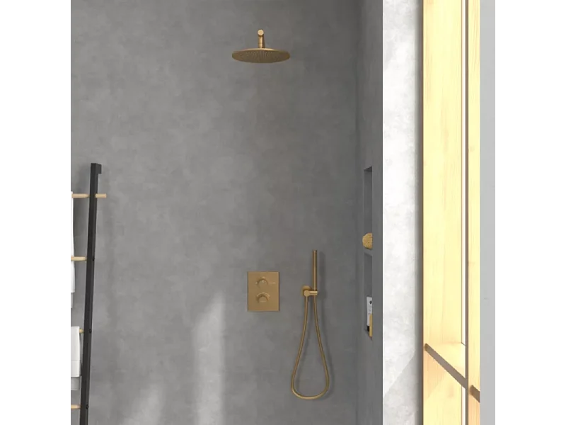 Douche de tête VILLEROY ET BOCH Universal ronde Or brossé