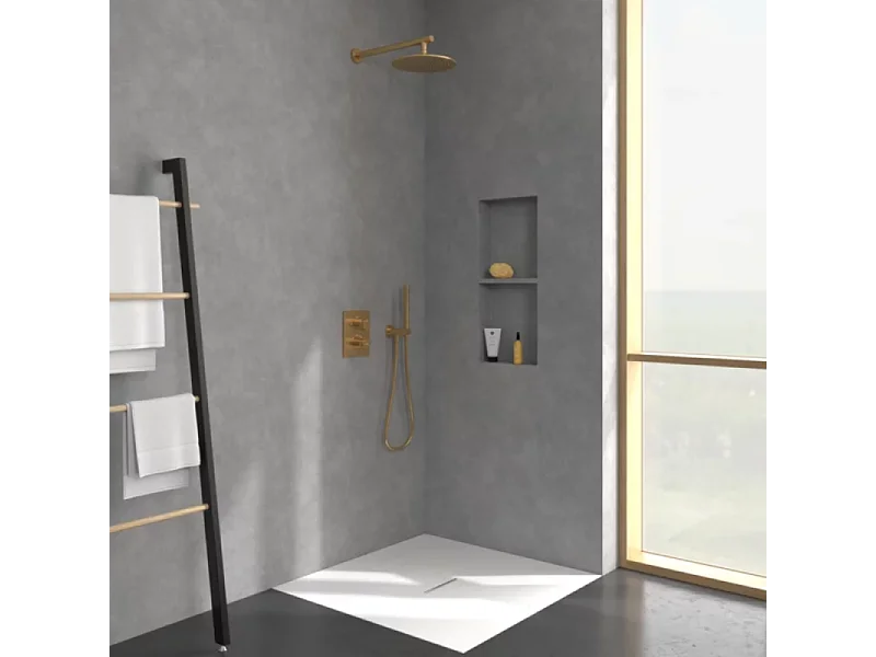 Douche de tête VILLEROY ET BOCH Universal ronde Or brossé