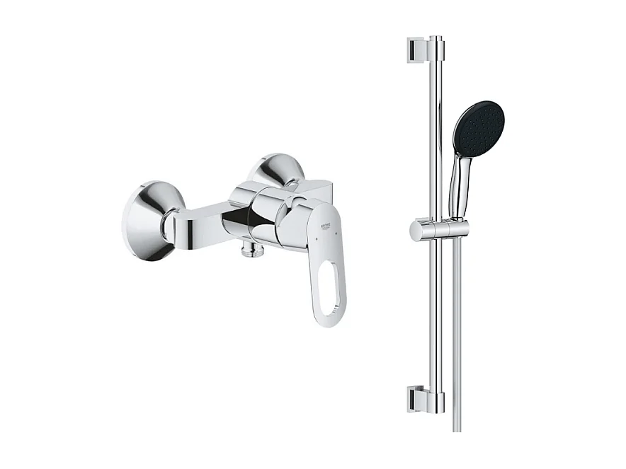 Mitigeur douche Bauloop monocommande et douchette Grohe Vitalio Sstart