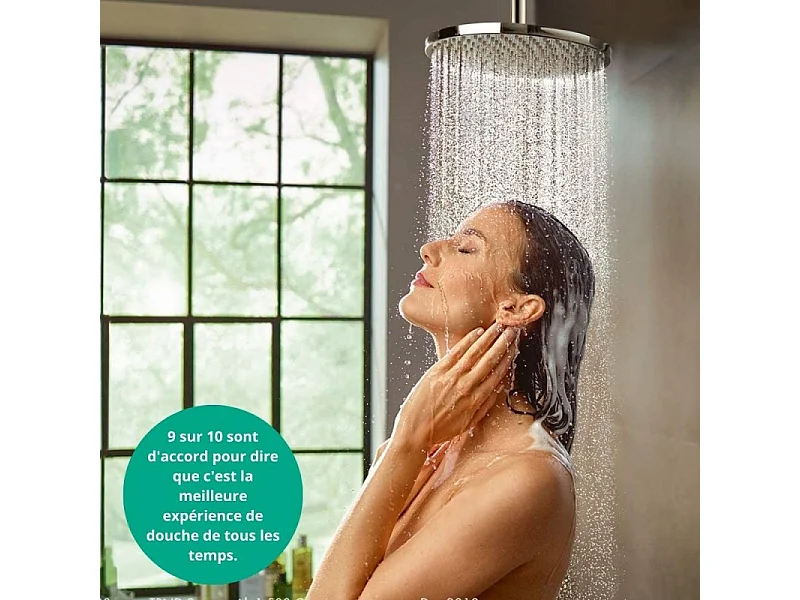 Lot robinet douche encastré thermostatique HANSGROHE ShowerSelect S + Douche de tête Raindance S 240 fixation plafond