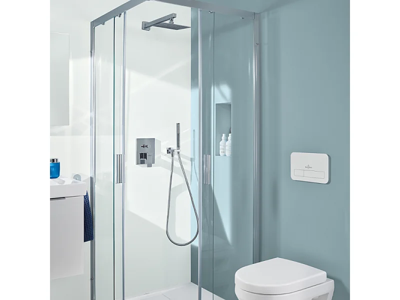 Mitigeur mécanique encastré VILLEROY ET BOCH Architectura Square Chrome