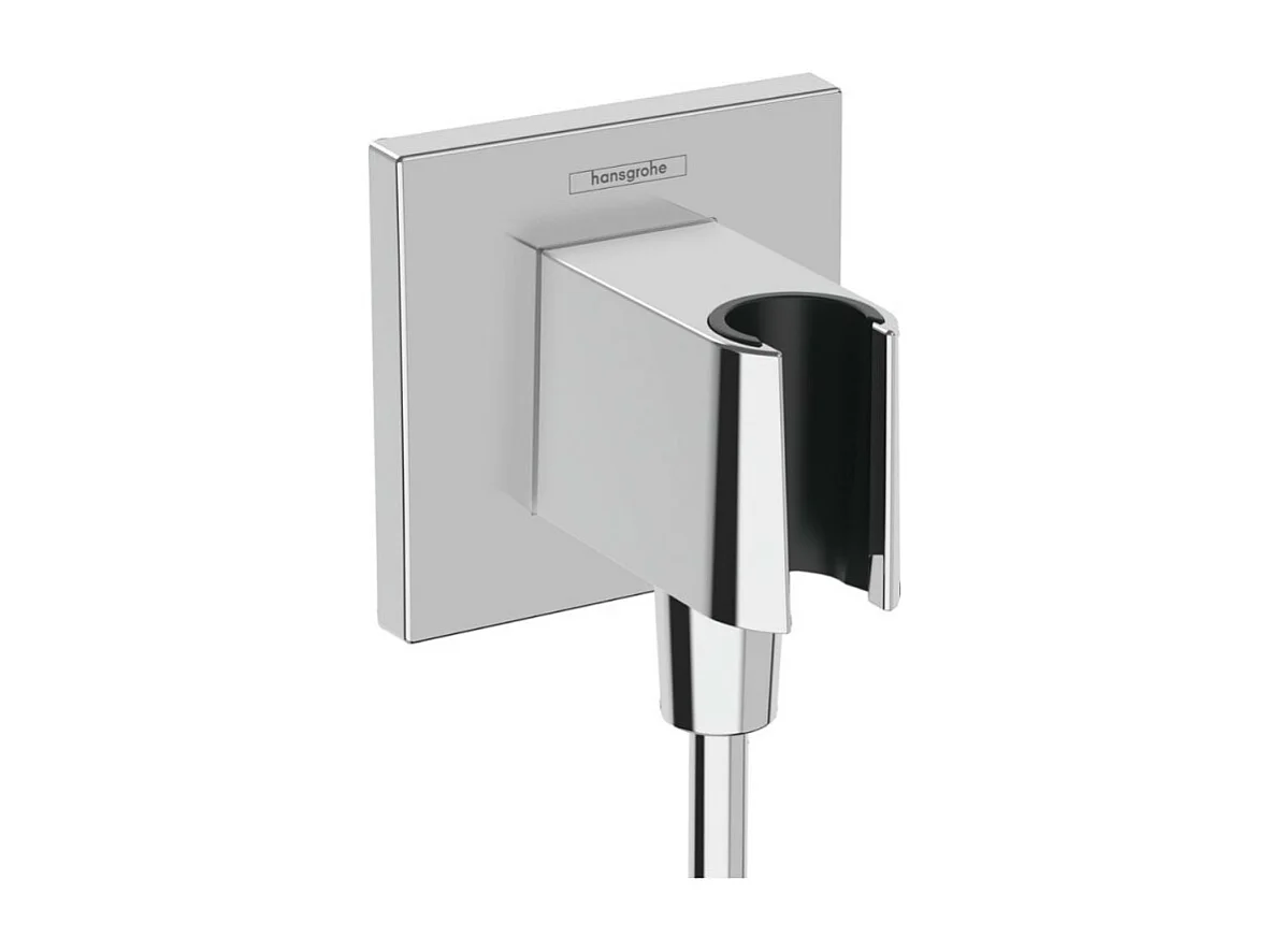 HANSGROHE Lot douche de tête Raindance E avec façade mitigeur bain/douche, corps encastré, douchette à main, flexible