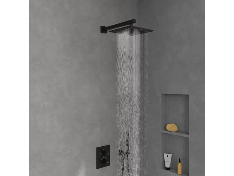 Douche de tête VILLEROY ET BOCH Universal rectangle Noir mat