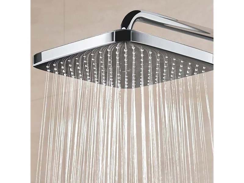 Douche de tête GROHE Quickfix Vitalio Comfort 250 Cube + nettoyant GrohClean