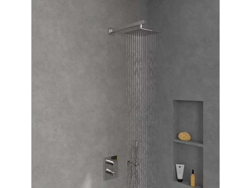 Douche de tête 200 VILLEROY ET BOCH Universal rectangle Chrome