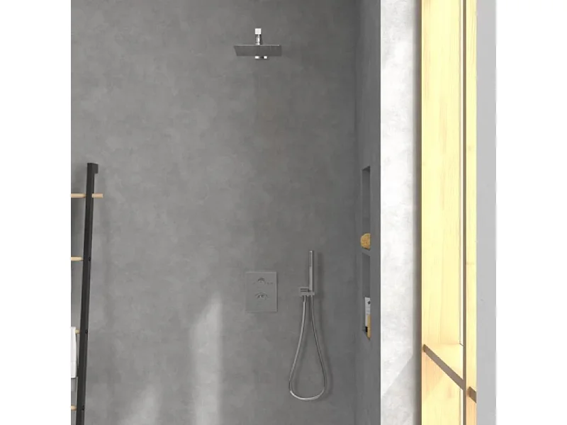 Douche de tête 200 VILLEROY ET BOCH Universal rectangle Chrome