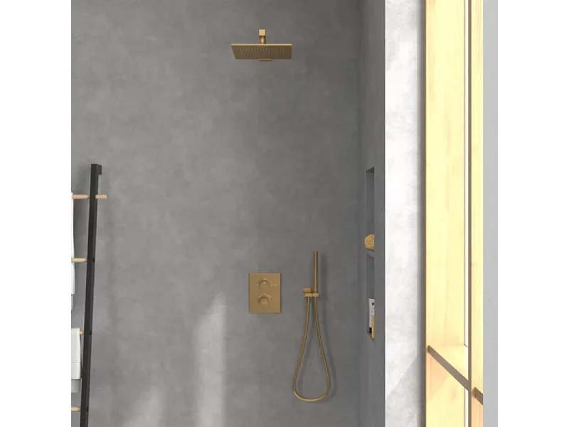 Douche de tête VILLEROY ET BOCH Universal rectangle Or brossé