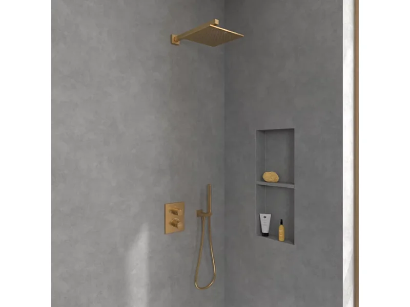 Douche de tête VILLEROY ET BOCH Universal rectangle Or brossé