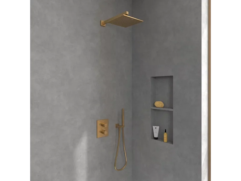 Douche de tête VILLEROY ET BOCH Universal rectangle Or brossé