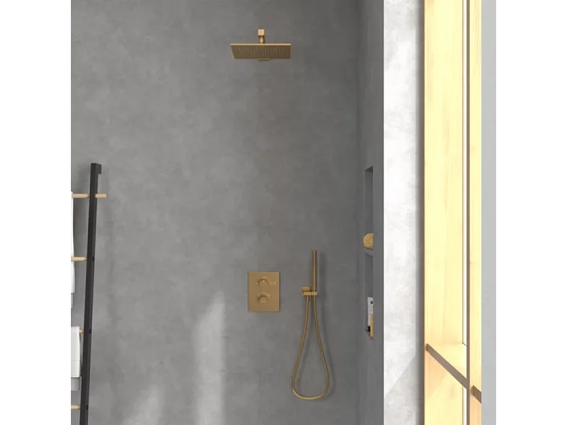 Douche de tête VILLEROY ET BOCH Universal rectangle Or brossé