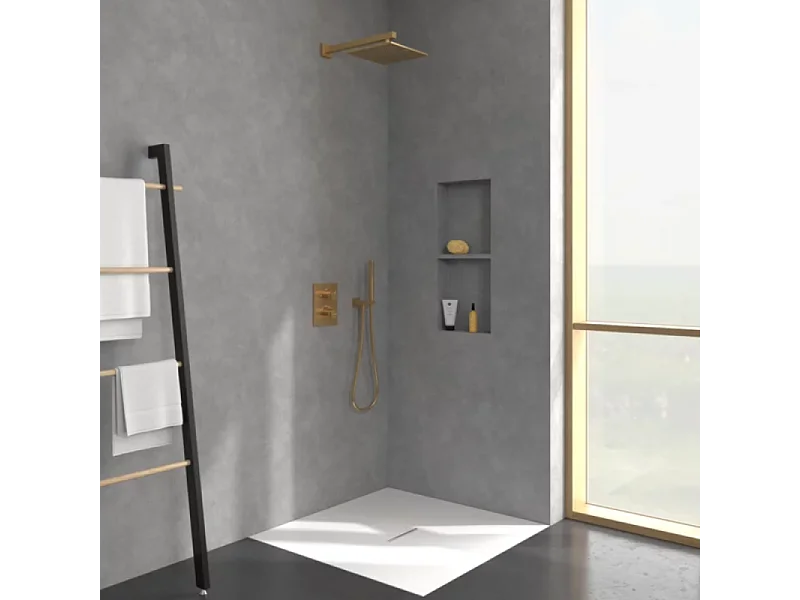 Douche de tête VILLEROY ET BOCH Universal rectangle Or brossé