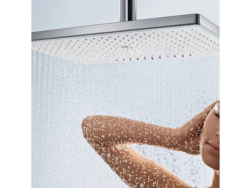 Lot robinet douche encastré thermostatique HANSGROHE ShowerSelect + Douche de tête Raindance E 300 fixation plafond
