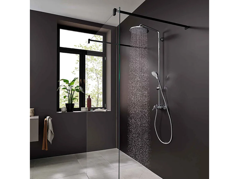 Colonne de douche mécanique HANSGROHE Croma Select S + nettoyant Briochin