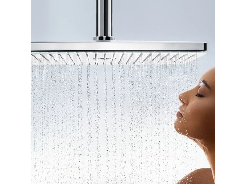 Mitigeur douche encastrable thermostatique HANSGROHE + Douche de tête Raindance S 240, Design rond