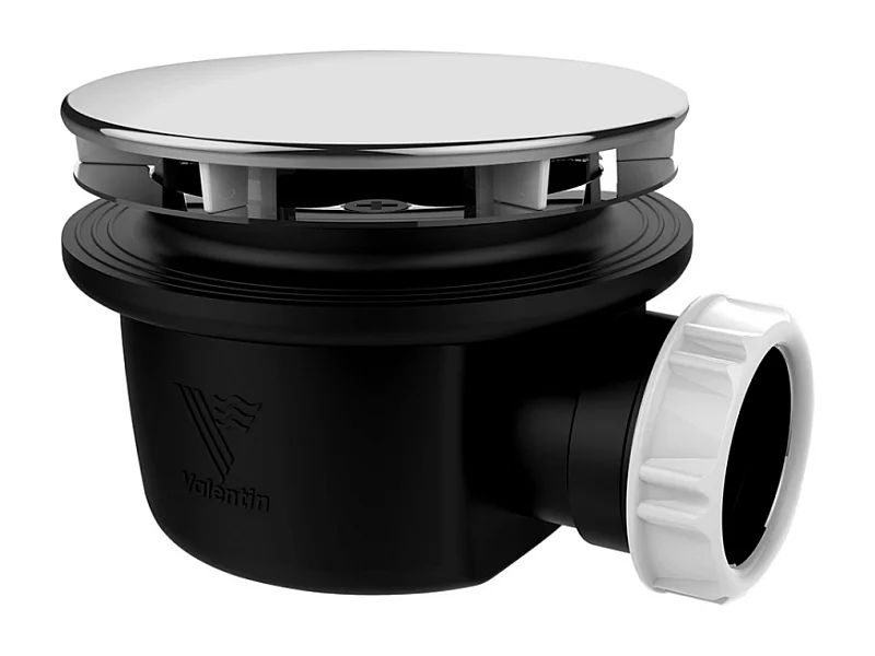 Bonde extra-plate avec capot sortie horizontale JACOB DELAFON