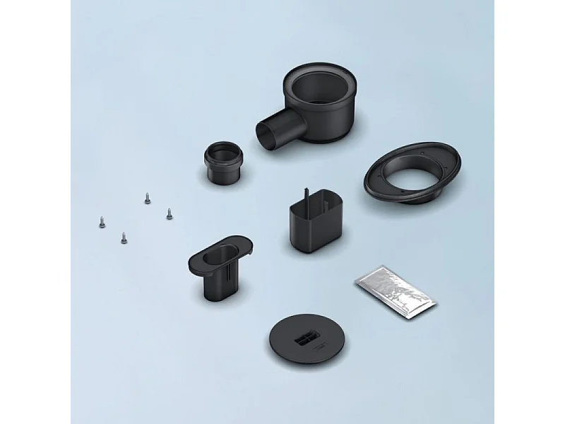 Wedi - Ecoulement horizontal pour receveur Fundo Riolito