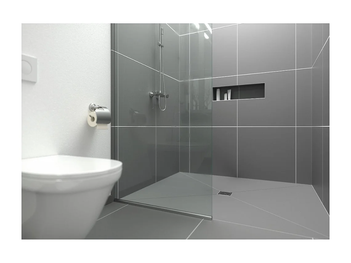 Siphon de sol Ultra plat Kessel avec grille design Slot