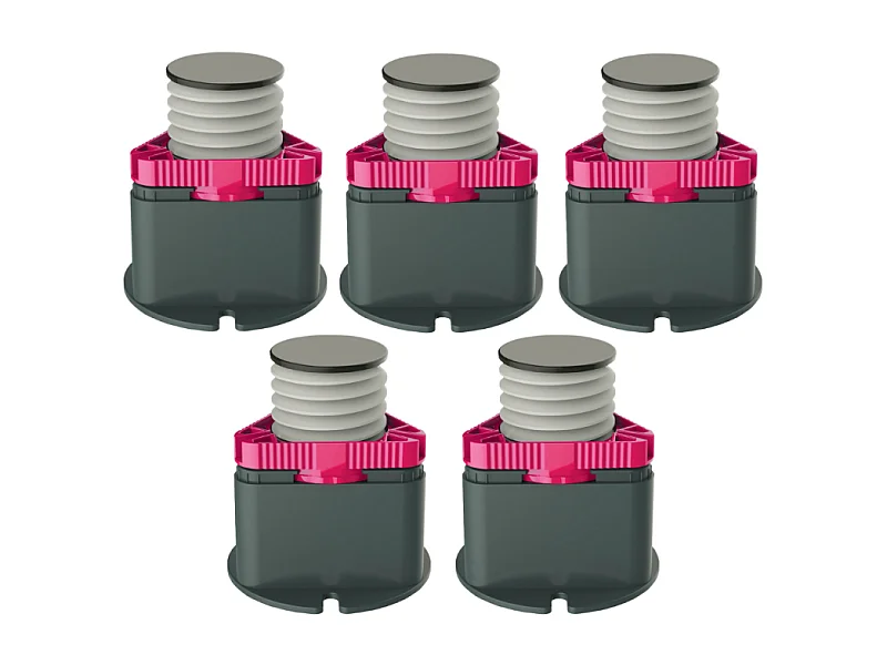 Kit de réhausse 5 pieds JACOB DELAFON compatible receveurs Ipso et Gaspard