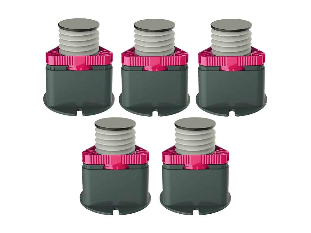 Kit de réhausse 5 pieds JACOB DELAFON compatible receveurs Ipso et Gaspard