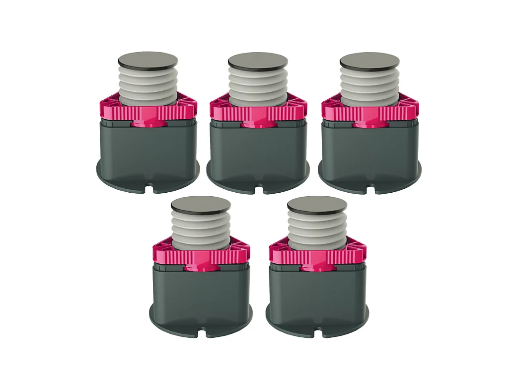 Kit de réhausse 5 pieds JACOB DELAFON compatible receveurs Ipso et Gaspard
