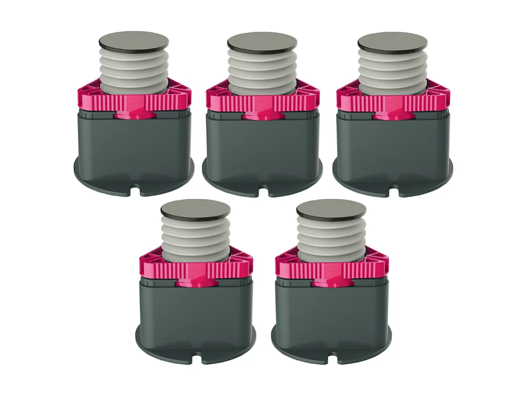 Kit de réhausse 5 pieds JACOB DELAFON compatible receveurs Ipso et Gaspard