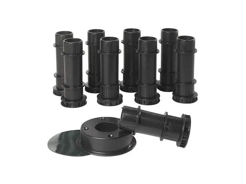 Lot de 9 pieds JACOB DELAFON pour receveur Flight