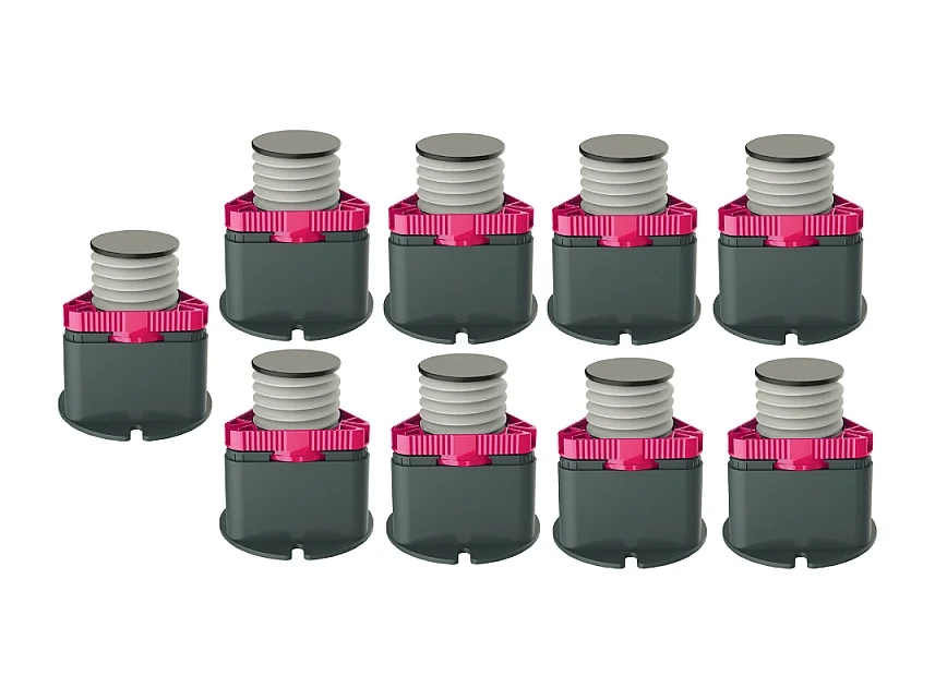 Kit de réhausse 5 pieds JACOB DELAFON compatible receveurs Ipso et Gaspard