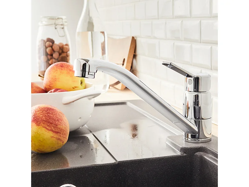 Robinet cuisine JACOB DELAFON Eo chromé