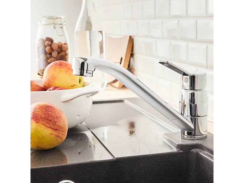 Robinet cuisine JACOB DELAFON Eo chromé