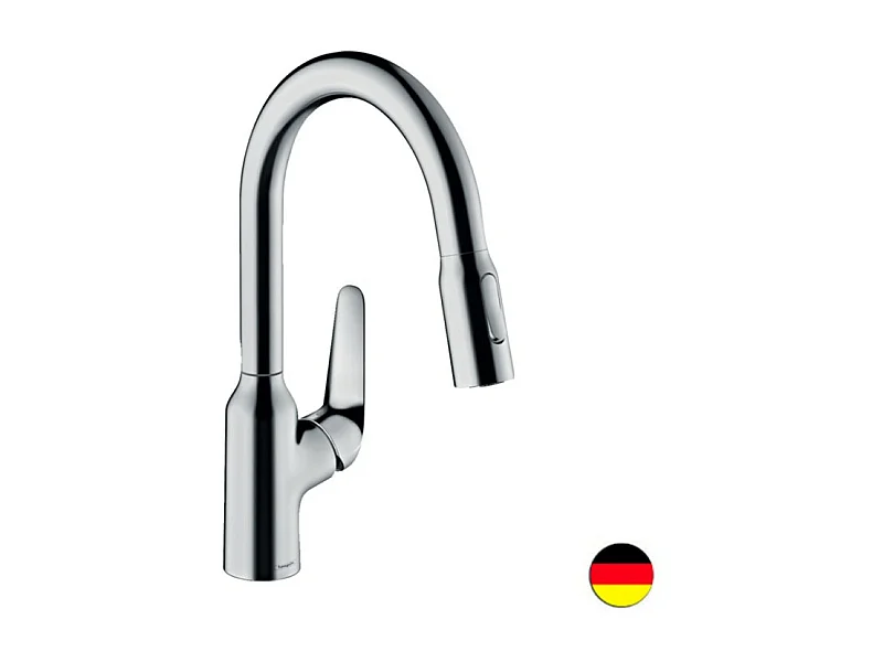 Grifo de cocina con HANSGROHE Focus M42 180 chorro cromado de 2 chorros
