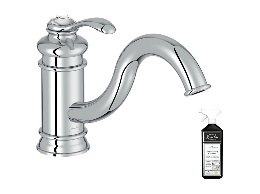 Robinet cuisine JACOB DELAFON Fairfax  + nettoyant Briochin
